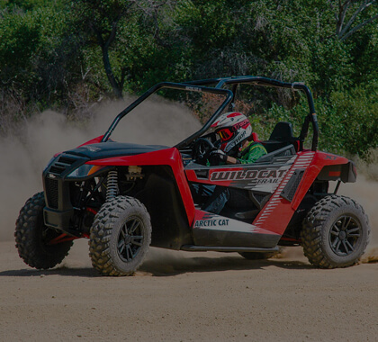 Large And Small Electric Winches For The Arctic Cat Wildcat.